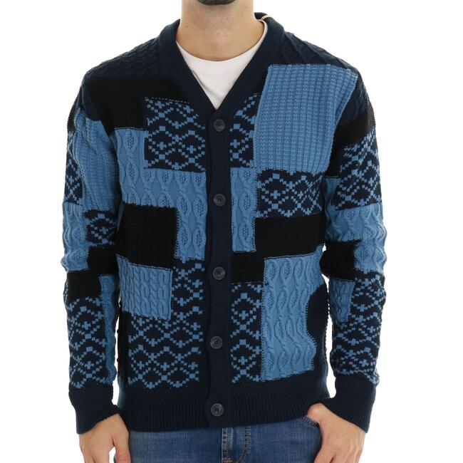 CARDIGAN SUNE PATCHWORK ANER KJENDT - Mad Fashion | img vers.1300x/